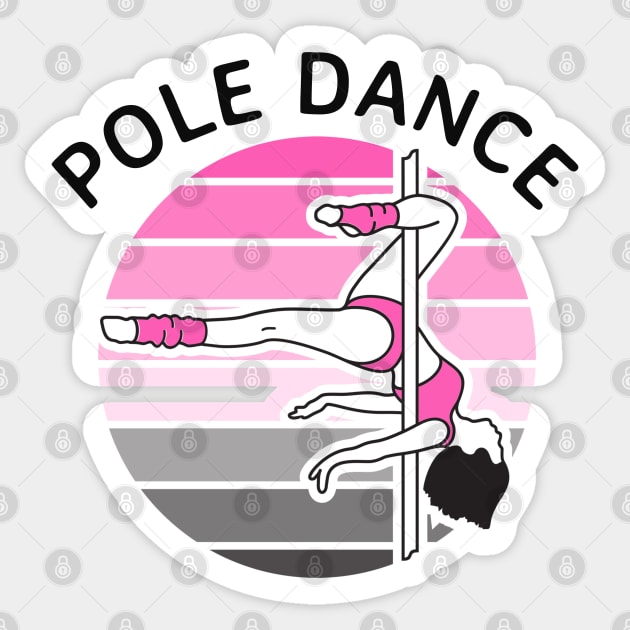 Pole Dance in Sphere Sticker by LifeSimpliCity